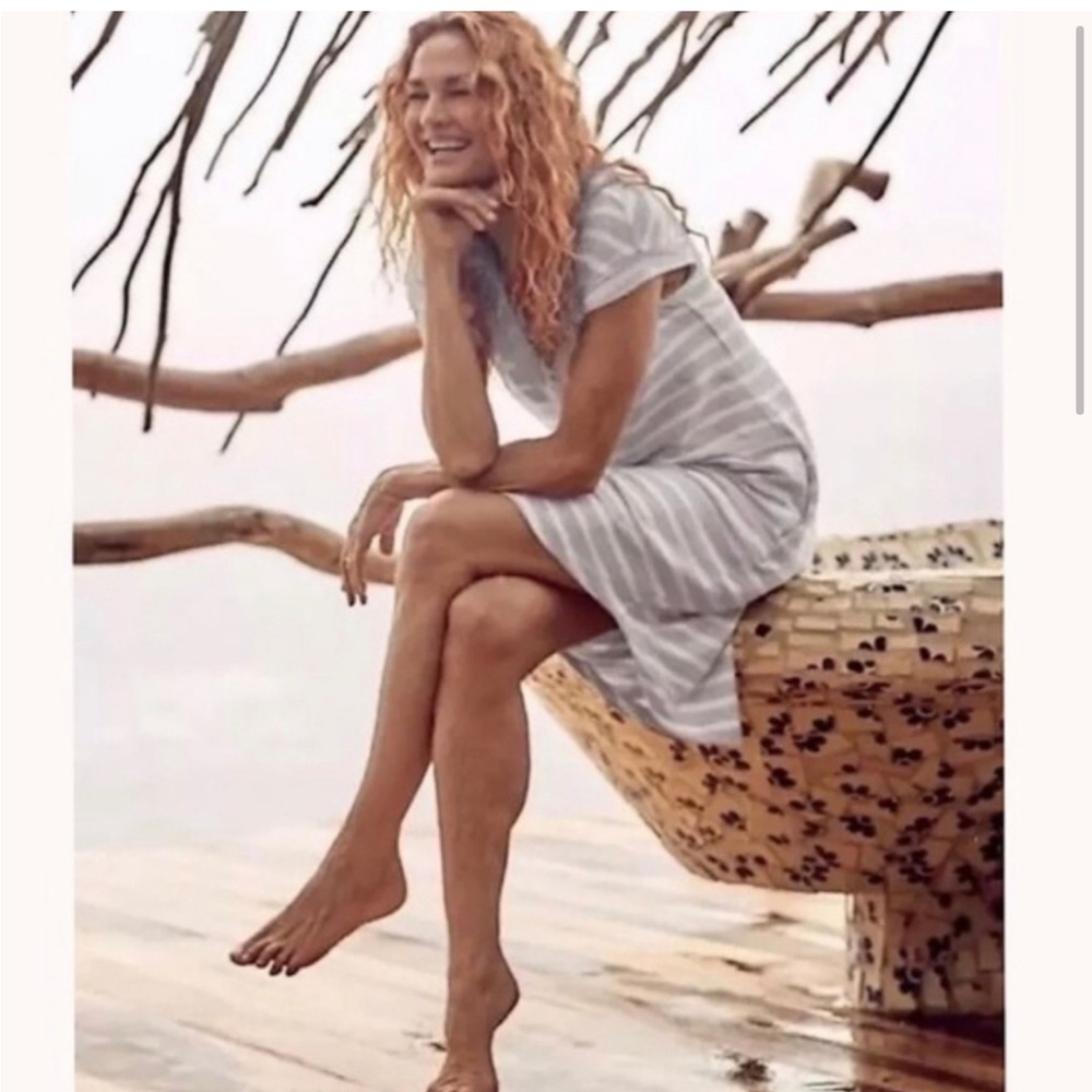 Athleta Cozy Sweatshirt Dress With Pockets Size Medium